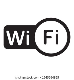 5g Wifi Zone Vector Icon Design Concept, Internet Signal Symbol on white background, Free Public Internet Sign