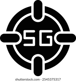 5G-19 Vector Glyph Icon Design