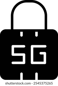 5G-42 Vector Glyph Icon Design