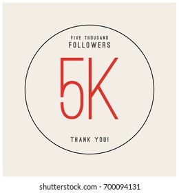 5k 5000 Followers Thank You Post For Social Media
