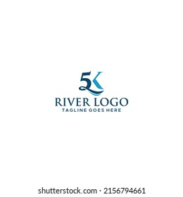 5K River Logo Sign Design