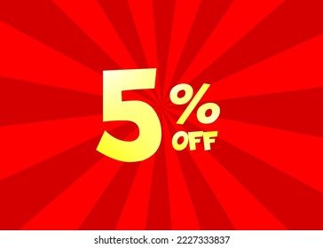 5%Off discont percent price sale