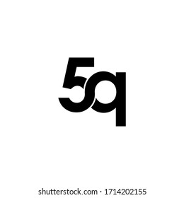 5q letter original monogram logo design