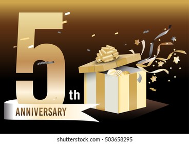 5th Anniversary background