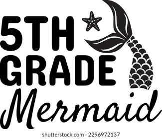 5th Grade Mermaid eps file
