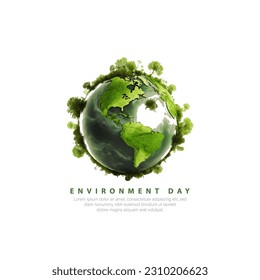 5TH JUNE-World Environment Day. VECTOR 