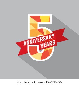 5th Years Anniversary Celebration Design