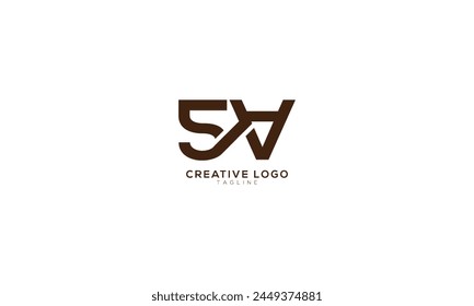 5V 5A Abstract initial monogram letter alphabet logo design svg