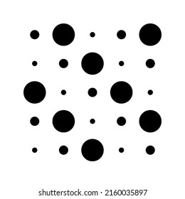 5x5 Circles Dots Variation Design Dotted Stock Vector (Royalty Free ...