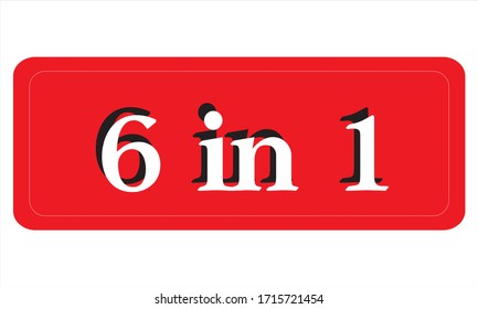 6 in 1 special offer vector file