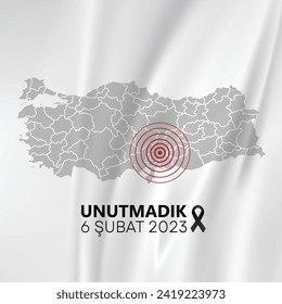 6 şubat 2023 04:17 Türkiye Kahramanmaraş Pazarcık Depremi. Unutmadık. Übersetzung: 6. Februar 2023 Türkiye Erdbeben. Wir haben es nicht vergessen.