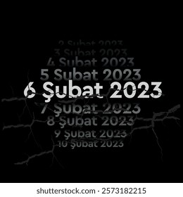 6 şubat 2023 deprem. Unutmadık. Kahramanmaraş depremi.
translation: February 6, 2023 earthquake