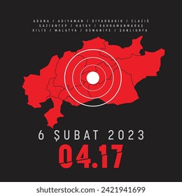 6 Şubat 2023 saat 04.17 Depremde kaybettiklerimizi rahmetle anıyoruz.
February 6, 2023 at 04.17 We remember with mercy those we lost in the earthquake.