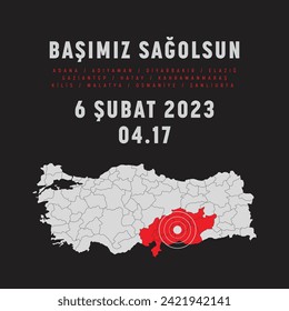 6 Şubat 2023 saat 04.17 Depremde kaybettiklerimizi rahmetle anıyoruz.
February 6, 2023 at 04.17 We remember with mercy those we lost in the earthquake.