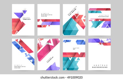 6 conjunto anual de plantillas de folletos vectoriales