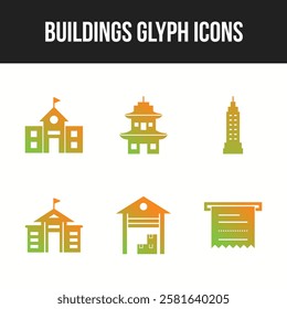 6 Business icons for personal and commercial use