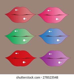6 Color LIPS