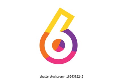 6 Colorful Fun Modern Flat Number