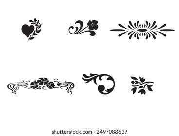 6 DISEÑO DE VECTOR DECORATIVO utilizado para el diseño de la camiseta + arte de cerámica + arte textil + trabajo gráfico etc