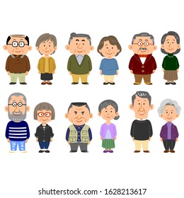 6 different types of elderly couples