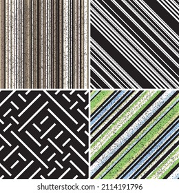 6 different vector patterns in the same package(eps). One pattern is paid and 5 are free (white dividing lines)