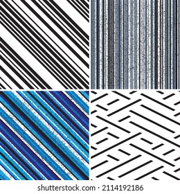 6 different vector patterns in the same package(eps). One pattern is paid and 5 are free (white dividing lines)