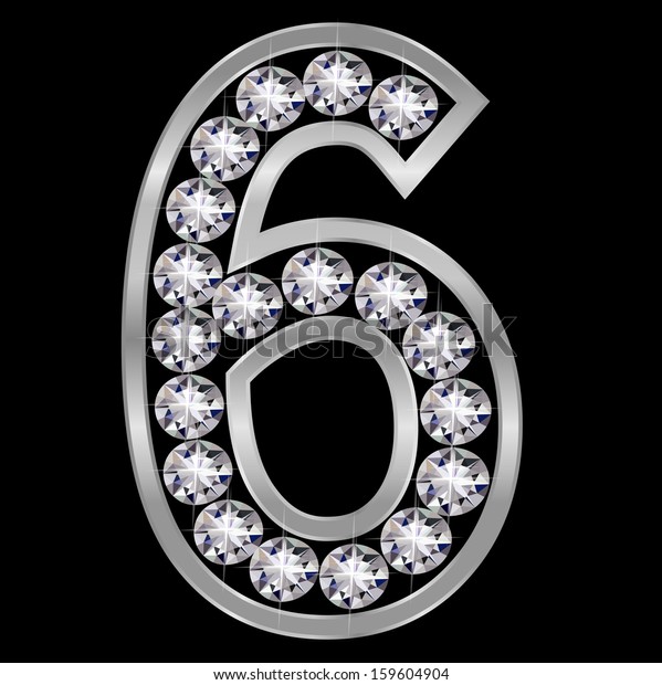 6 Digit Number Stock Vector Royalty Free 159604904 Shutterstock
