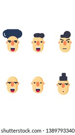 the 6 flat face character is the vector