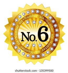 6 frame emblem medal