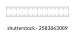 6 inches measuring tool. Scale for ruler in inches. Length measurement math, distance, height. Inches measuring scale. Metrics indicator inch. Sewing tool.