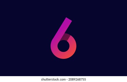 6 Neues Farbverlauf-Orange-Modern-Logo