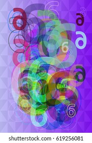 6 Number art idea