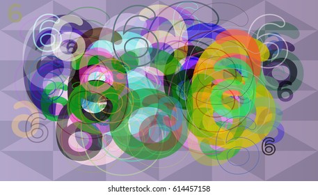 6 Number design idea