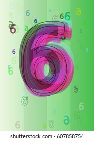 6 Number idea design