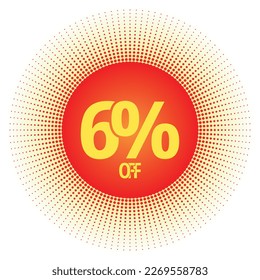 6% de descuento en la plantilla de diseño moderno.