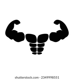 6 pack body illustration of men