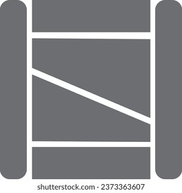 6 parts Collage for photos. Vector frame for pictures. Vector illustration