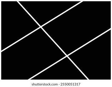 6 Modelo de vetor de colagem fotográfica. Colagem preta geométrica para o quadro de humor e apresentação. padrão de mosaico de grade para exibição de imagens.