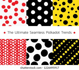 6 Seamless Polkadot Pattern Background Trends
