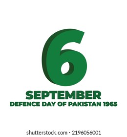 6 September Defence Day 3d Art Work