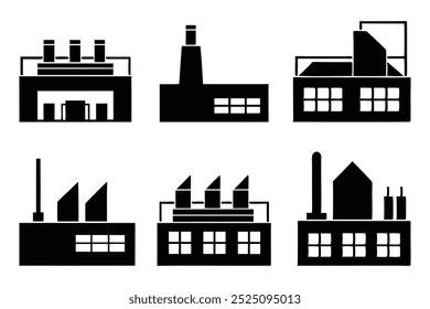 6 Set Of factory black silhouette