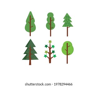 
6 simple and beautiful vector trees