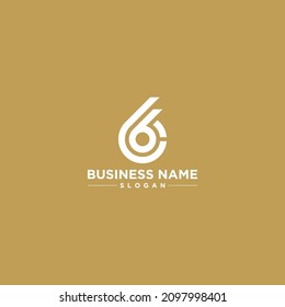 6 Vector de diseño de logotipos sencillos modernos