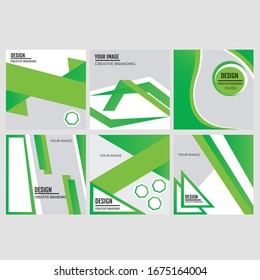6 Social media square vector template. Reusable vector summer designs. Colorful elegant banner.