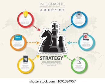 6 step of timeline infographics design template with options, process diagram, vector eps10 illustration