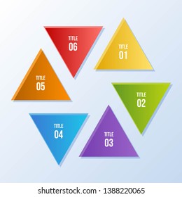 6  steps  chart, infographic or  diagram