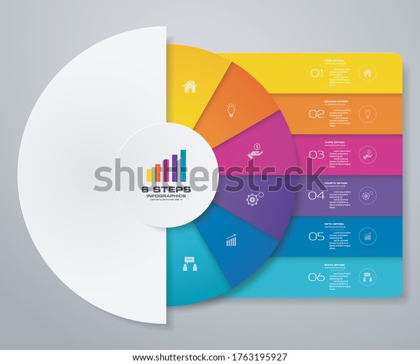 6 Steps Infographics Chart Design Element Stock Vector (Royalty Free ...