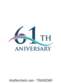 6 Th anniversary, logo, icon, vector