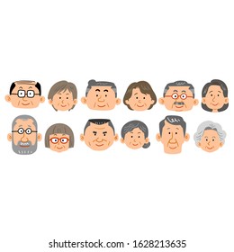 6 types of senior couple expressions
