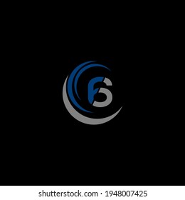 6 Unique abstract geometric vector logo design